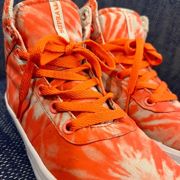 SUPRA High Tops 🧡🤍🧡 - Picture 4 of 10